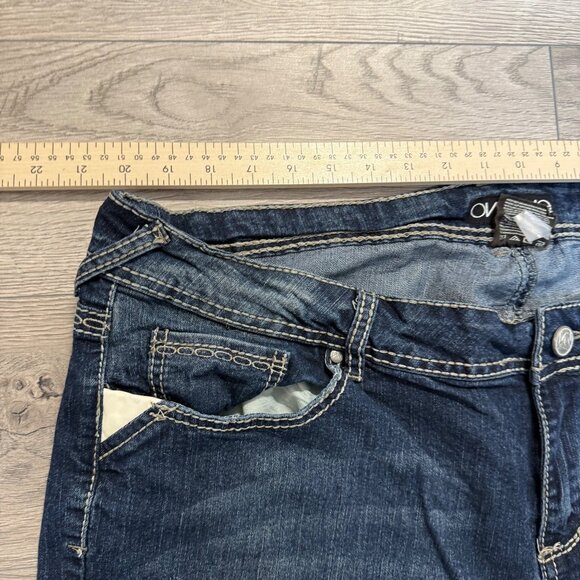 Avenue Blue Jeans Plus Size 20 Embroidered Back Pockets Skinny Stretch Denim - Picture 12 of 16